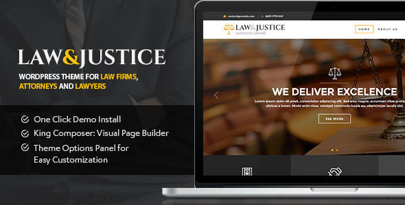 Mẫu website giới thiệu công ty luật
