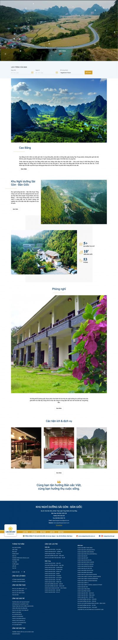 Khu nghỉ dưỡng Sài Gòn – Bản Giốc