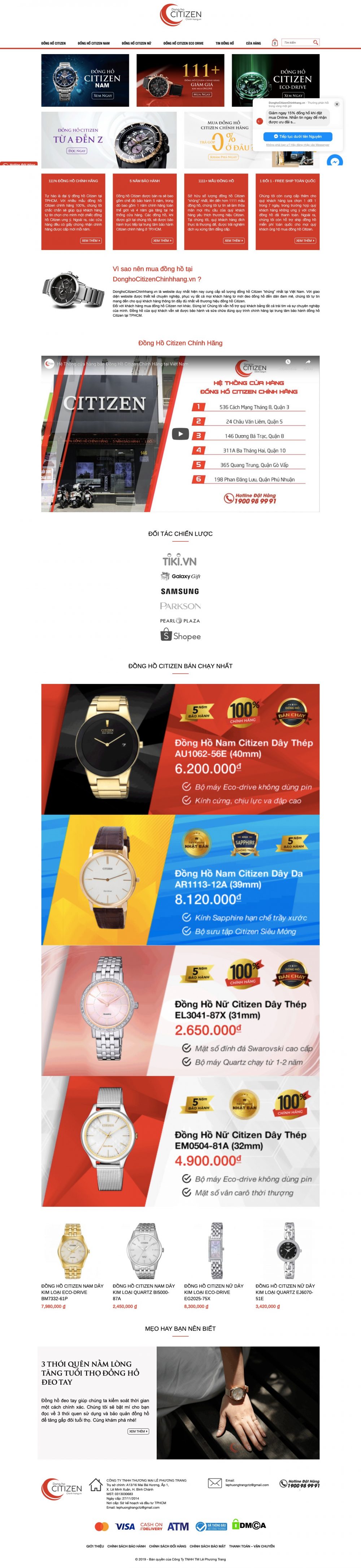 LÊ PHƯƠNG TRANG – Công ty phân phối đồng hồ chính hãng
