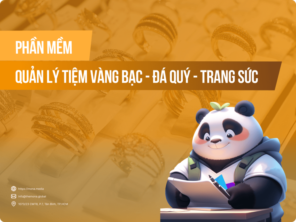 Phần mềm quản lý tiệm vàng bạc – kim cương – đá quý