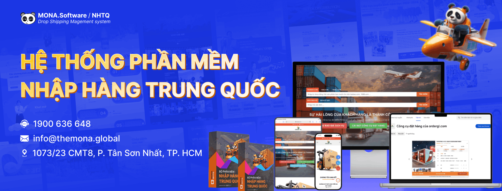 Thiết kế website nhập hàng Trung Quốc chuẩn SEO với hệ thống nhập hàng Trung Quốc của MONA​